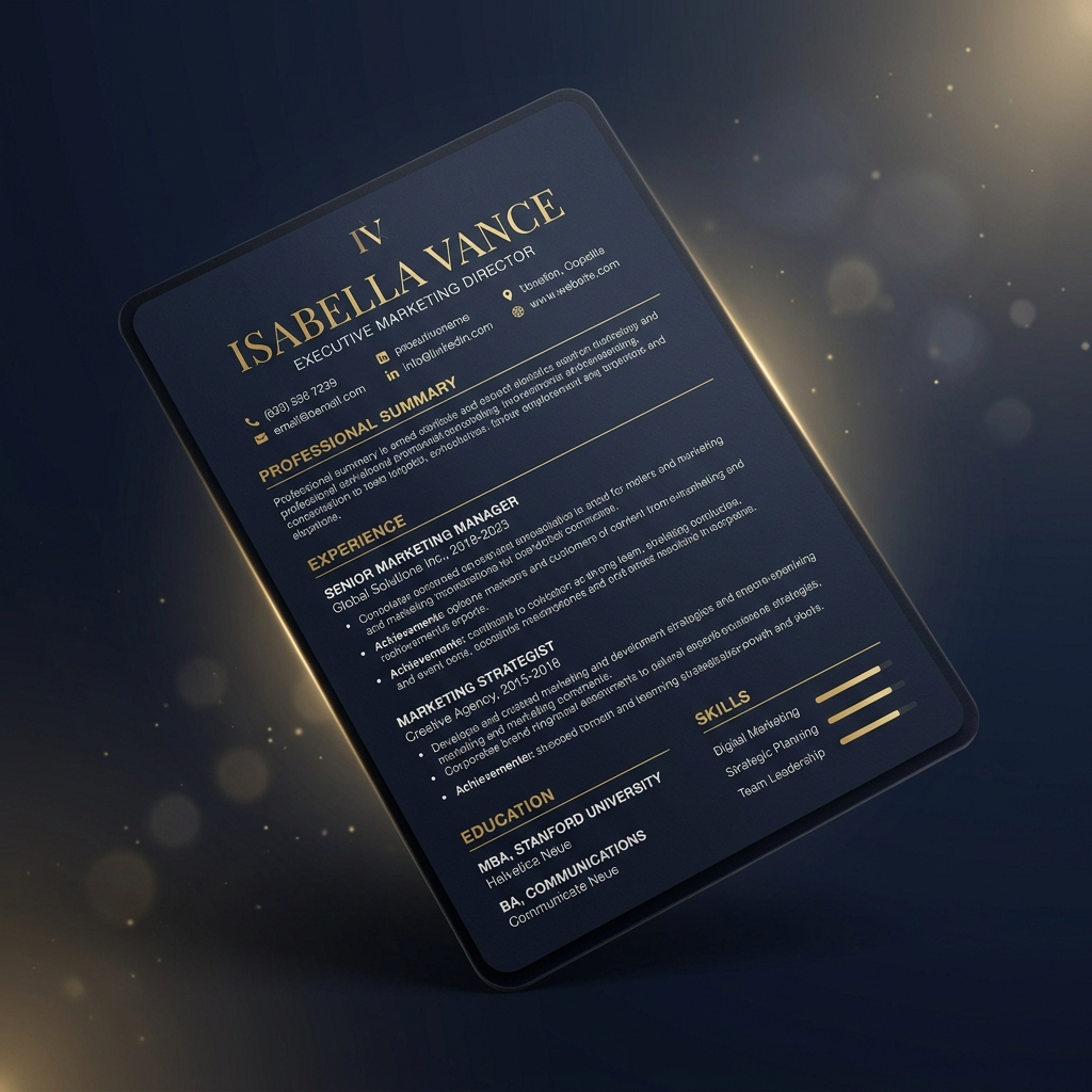CVEdge Professional Resume